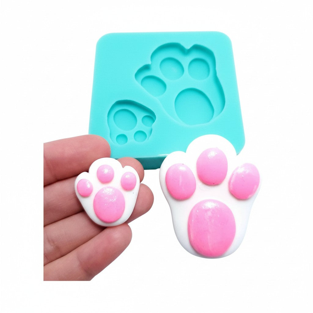 Bunny Paw Easter Silicone Mold Multi-Project for Crafts and Baking MS176
