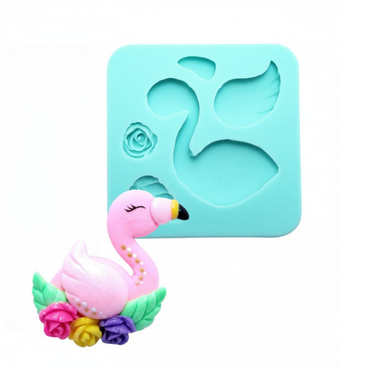 Tropical Flamingo Multi-Project Silicone Mold MS210 for Crafts and Baking