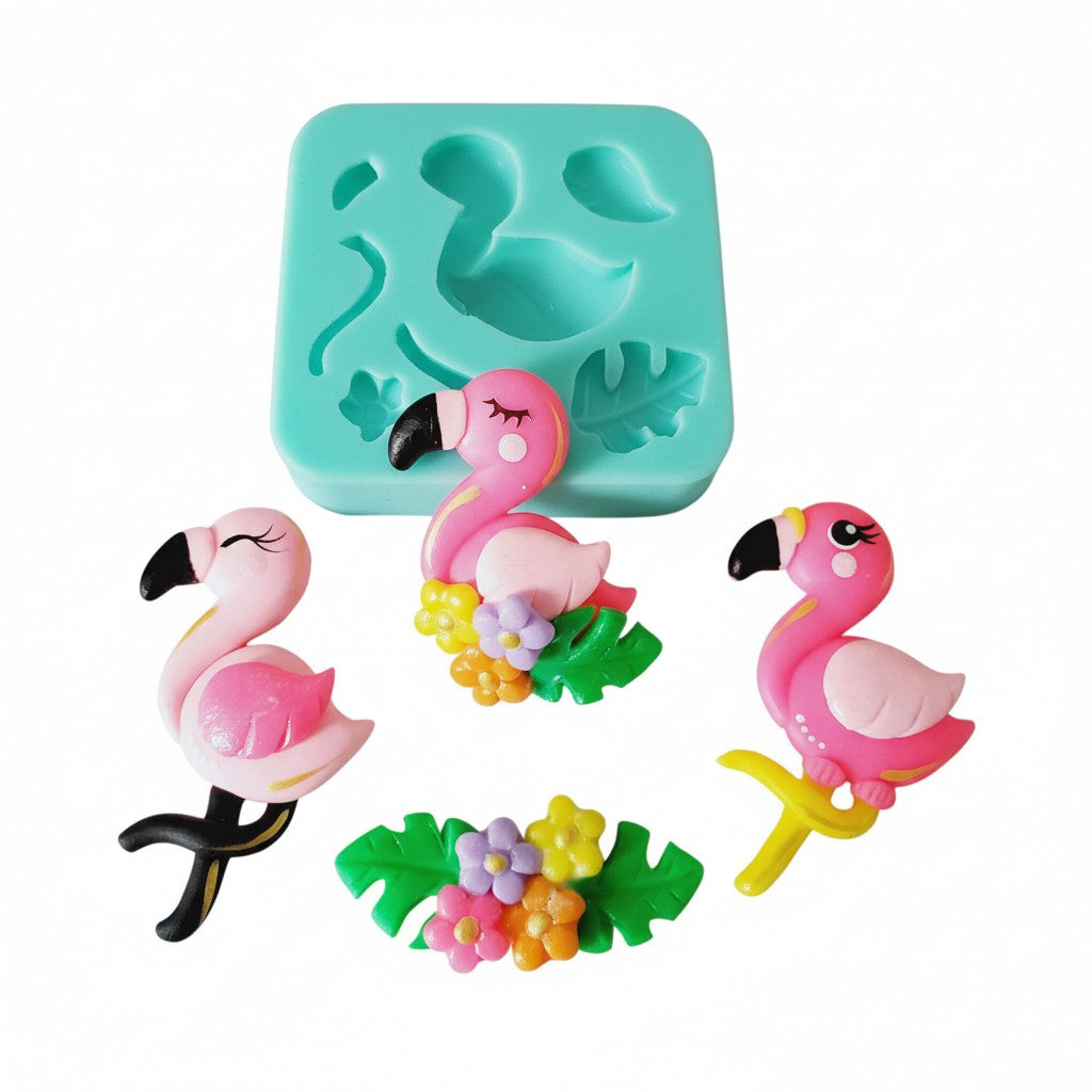 Flamingo Bird Multi-Project Silicone Mold for Crafts Baking Resin MS217