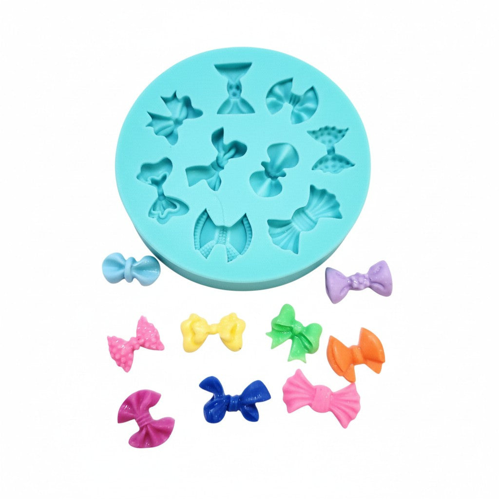 Bows Multi Project Silicone Mold MS236 for Fondant Resin Clay Crafts
