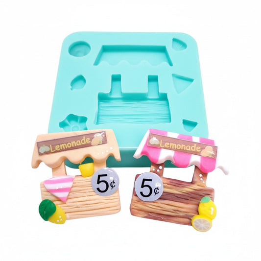 Lemonade Stand Multi-Project Silicone Mold for Crafts and Baking MS255