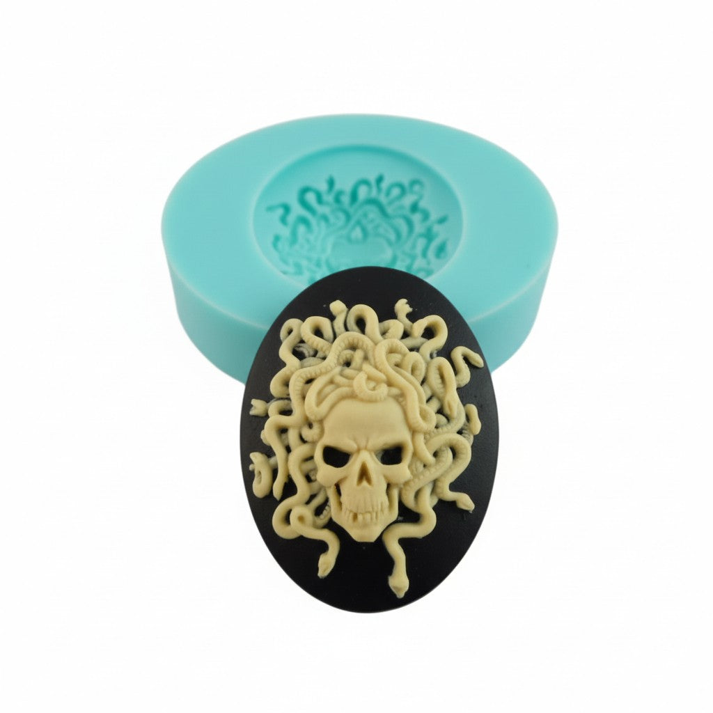 Medusa Skull Snake Multi-Project Silicone Mold MS307 for Resin Clay Fondant