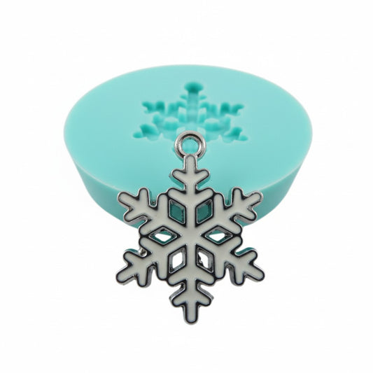 Snowflake Silicone Mold for Resin, Fondant, Clay, Jewelry Making MS309