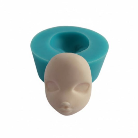Doll Face Princess Silicone Mold for Miniature Crafts and Baking MS314