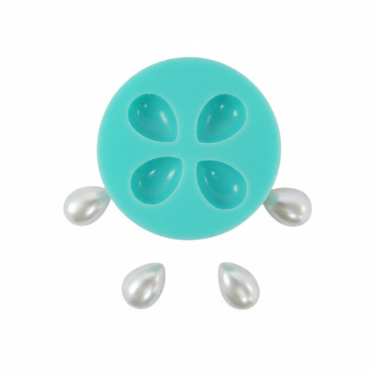 Pearl Drop Mold for Resin, Fondant, Polymer Clay and Miniature Crafts
