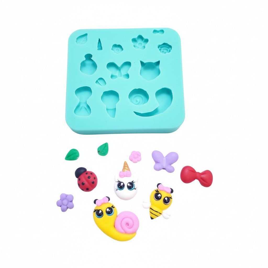 Miniature Collection Summer Edition Multi-Project Silicone mold MS332