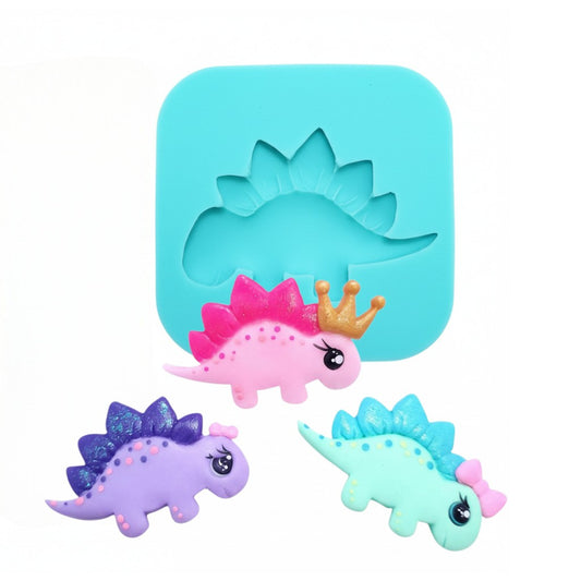 Baby Stegosaurus Dino Multi-Project Silicone Mold for Crafts and Baking MS334