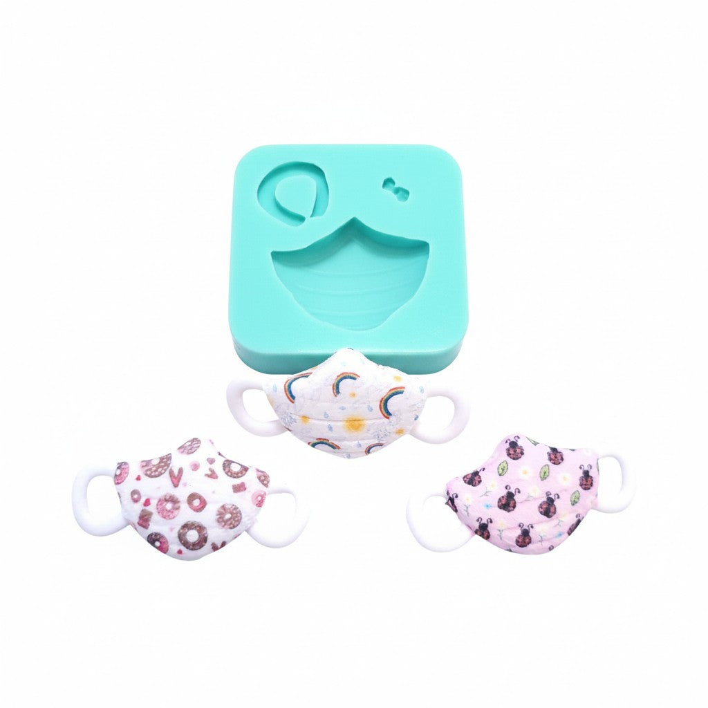 Mini Mask Multi-Project Silicone Mold for Cake Resin Clay Crafts MS344