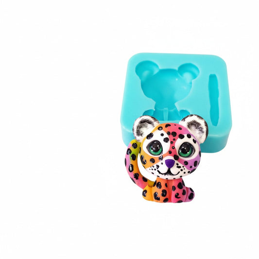 Colorful Tiger Leopard Multi Project Silicone Mold MS475 for Cake Resin Crafts