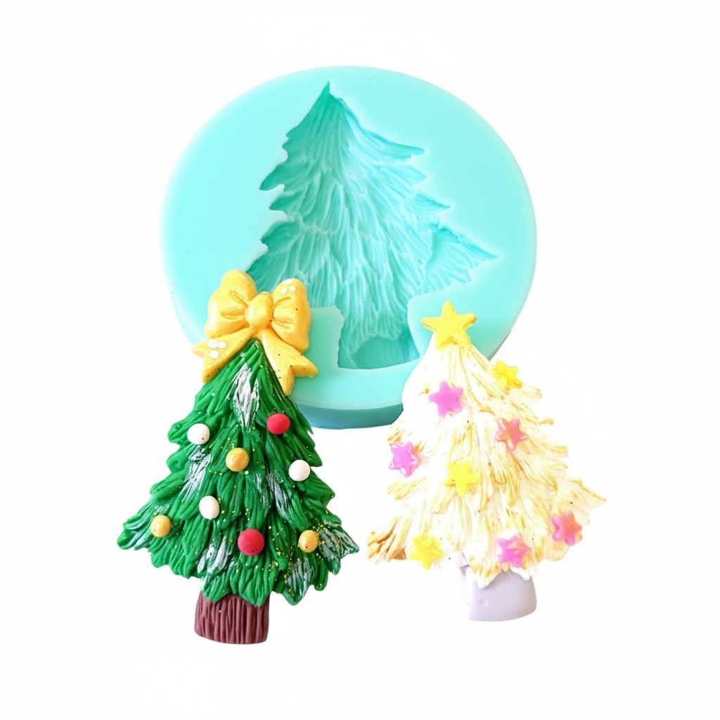 Christmas Tree Multi-Project Silicone Mold MS481 for Cake Decorating, Resin and Clay Crafts