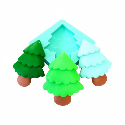 Christmas Tree Multi-Project Silicone Mold MS485 for Cake Decorating, Resin and Clay Crafts