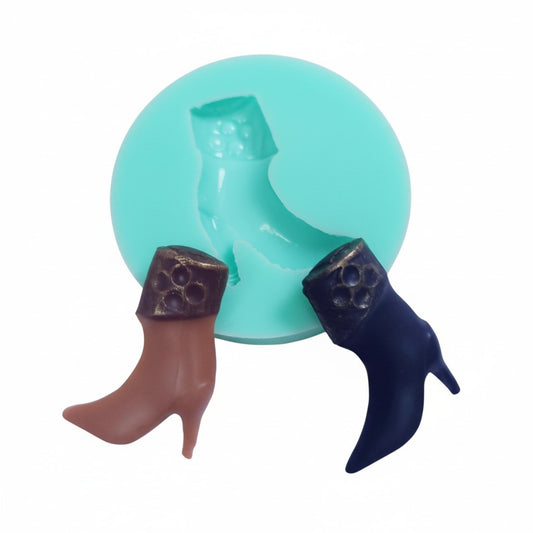 High Heel Boots Shoe Multi Project Silicone Mold MS489