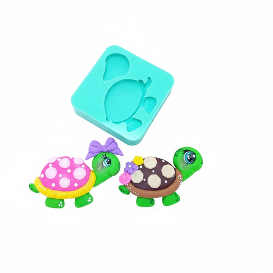 Cute Turtle Sea Turtle Multi-Project Silicone Mold for Fondant Resin Clay Crafts