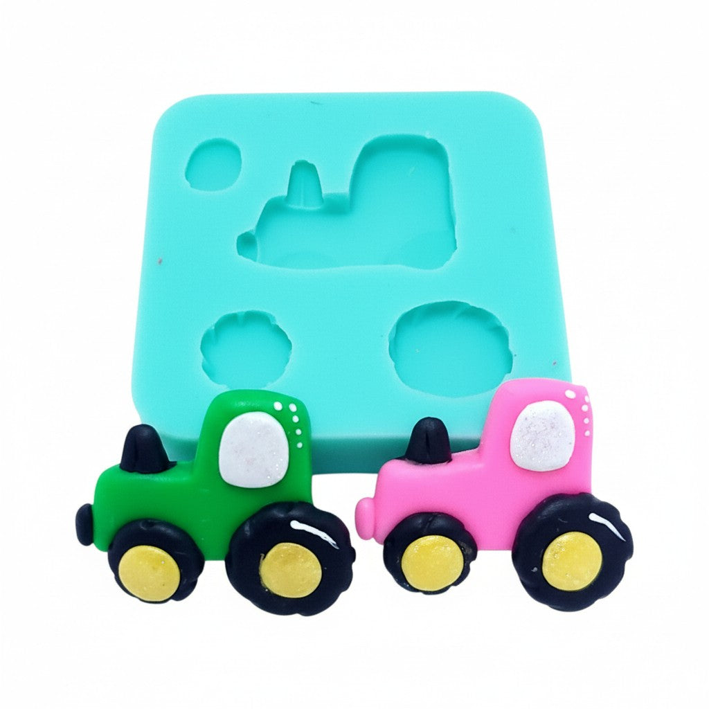 New Tractor Small Edition Multi-Project Silicone Mold MS533 for Miniatures Cakes Resin