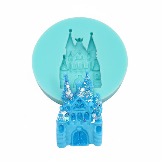 Cinderella Castle Silicone Mold Multi Project for Fondant Resin Clay Jewelry Crafts