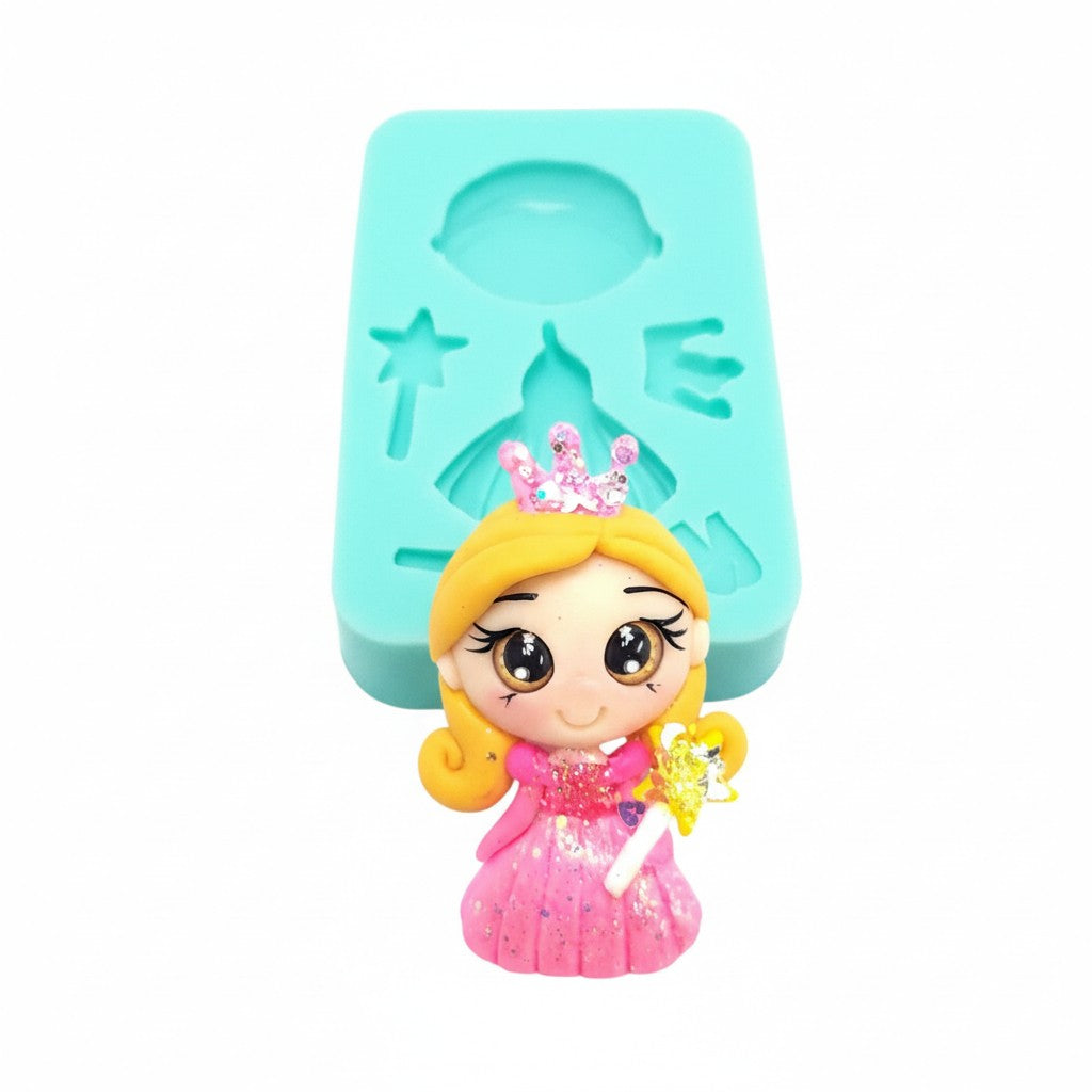 Fairy Princess Doll Multi Project Silicone Mold MS612 for Cake Resin Fondant Crafts