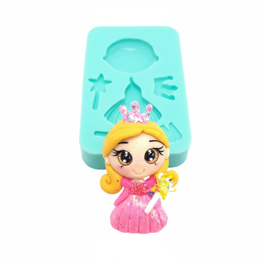 Fairy Princess Doll Multi Project Silicone Mold MS612 for Cake Resin Fondant Crafts