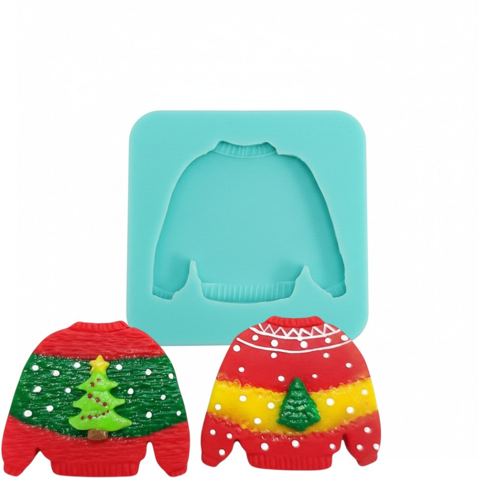 Ugly Christmas Sweater Multi-Project Silicone Mold MS616 for Crafts and Baking