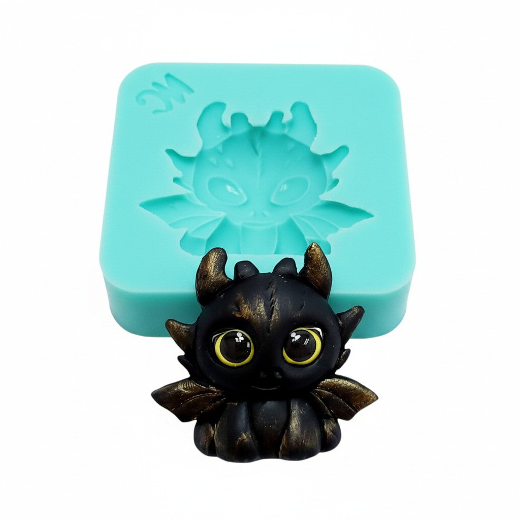 Cute Dragon Whole Figure Multi-Project Silicone Mold MS624