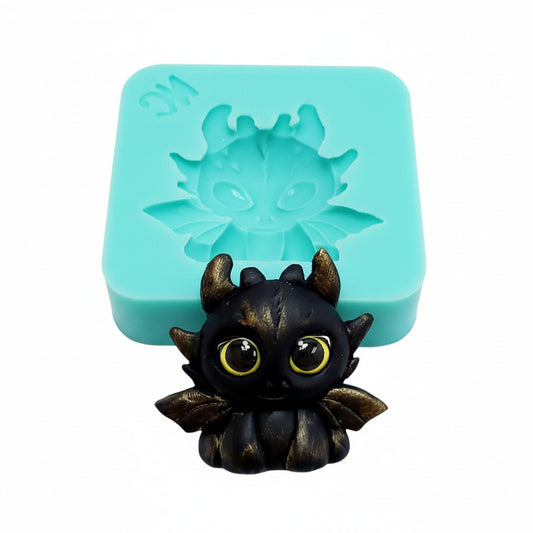 Cute Dragon Whole Figure Multi-Project Silicone Mold MS624