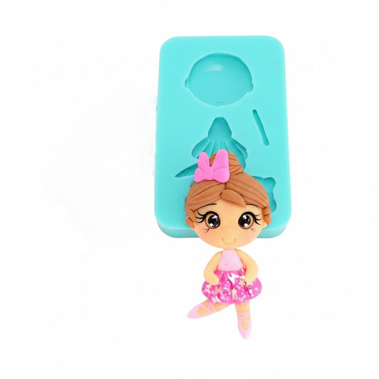 Nutcracker Ballerina Multi Project Silicone Mold for Cake Resin Clay Crafts MS635