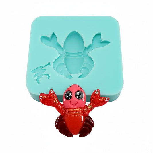 Crab Mermaid Multi-Project Silicone Mold MS646 Miniatures Fondant Resin Clay