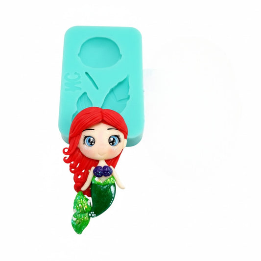 Cute Mermaid Multi-Project Silicone Mold MS650 for Resin Clay Fondant