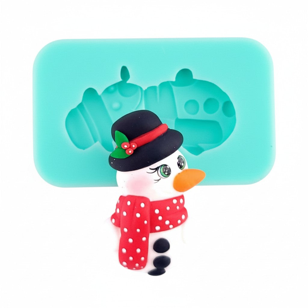 Snowman Multi-Project Silicone Mold for Fondant Resin Clay Miniature Crafts MS688