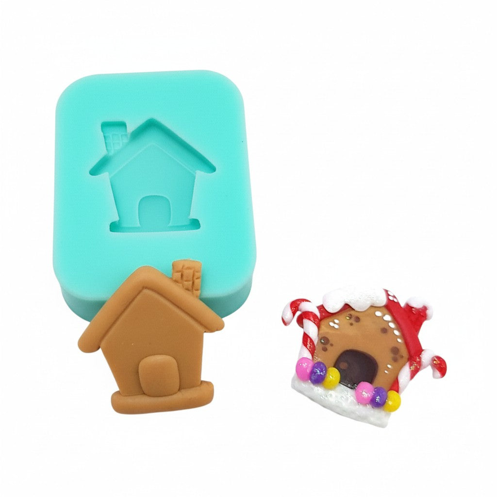 Gingerbread House Mini Multi-Project Silicone Mold for Crafts Fondant Resin MS707