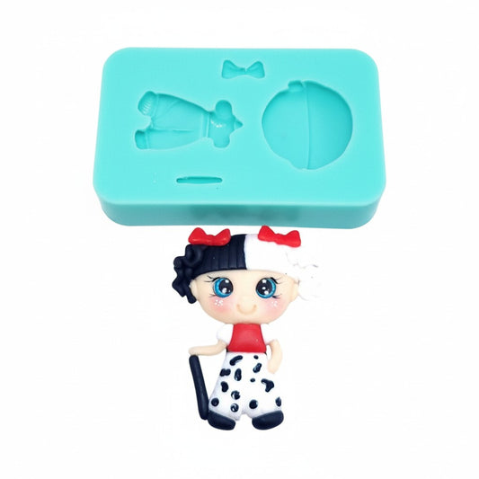Villain Doll Multi-Project Silicone Mold MS715 for Cake Resin Clay Crafts