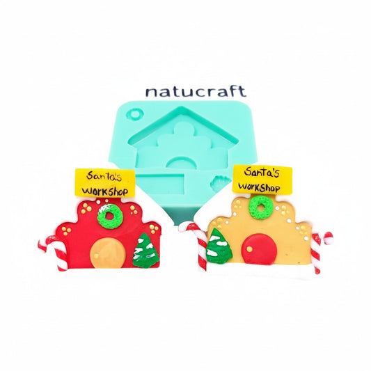 Santa’s Workshop House Multi-Project Silicone Mold for Crafts MS725