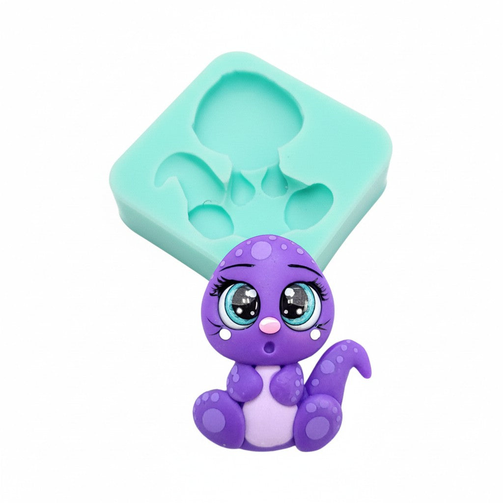 Baby Dinosaur Multi-Project Silicone Mold MS768 for Miniatures Cake Resin Clay