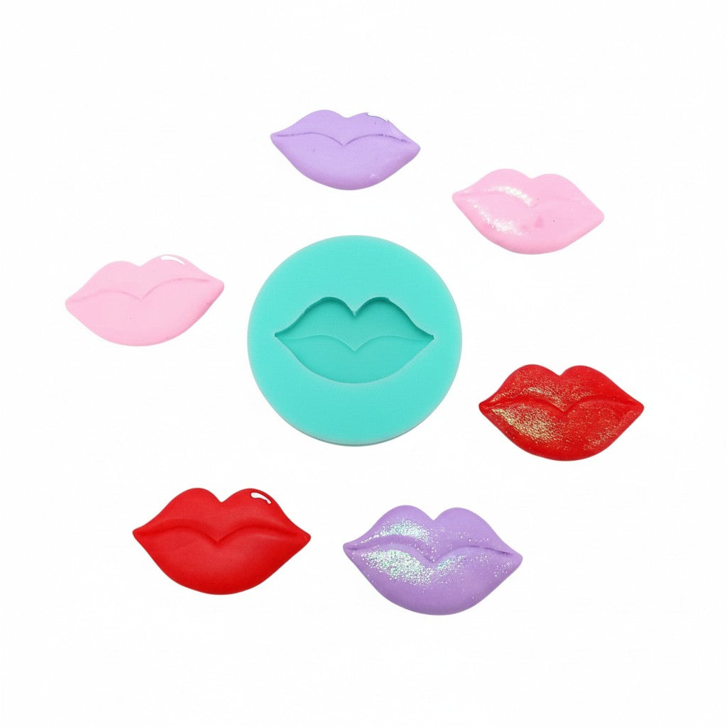 Lips Kiss Multi Project Silicone Mold MS797 for Cake Resin Clay Crafts
