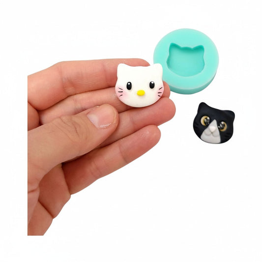 Cute Small Kitty Cat Multi Project Silicone Mold MS822