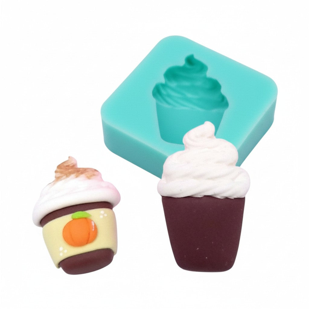 Cup with Whipped Cream Multi-Project Silicone Mold MS833 for Crafts & Baking