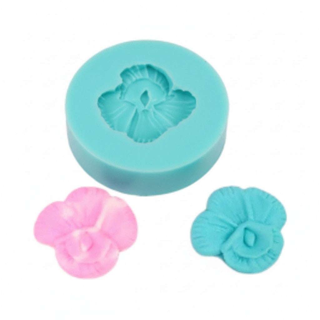 Orchid Flower Miniature Earrings Silicone Mold for Cake Resin Clay Jewelry MS879