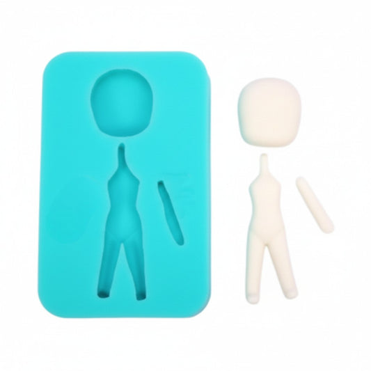 Doll Body and Head Making Multi Project Silicone Mold for Crafts MS883