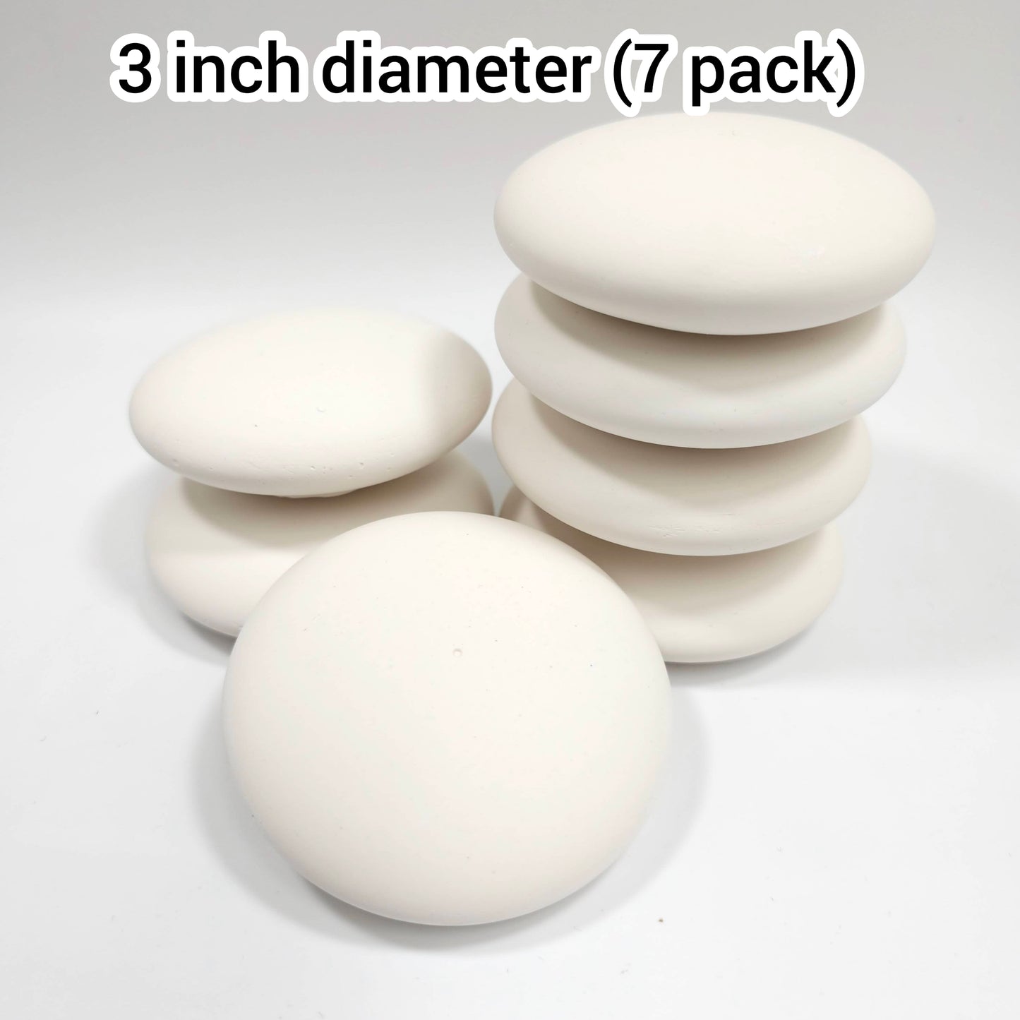 Blank canvas smooth surface ideal for dot painting stones handmade Mandala painting