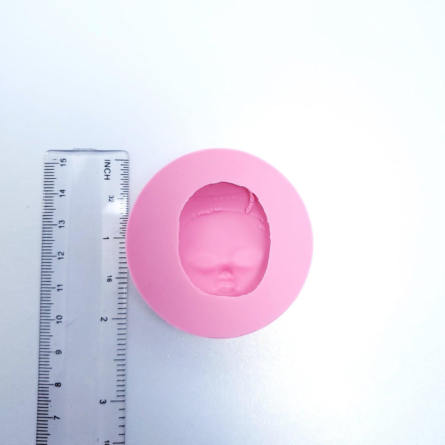 Doll Head Silicone Mold for Miniatures Cake Fondant Resin Crafts MS005