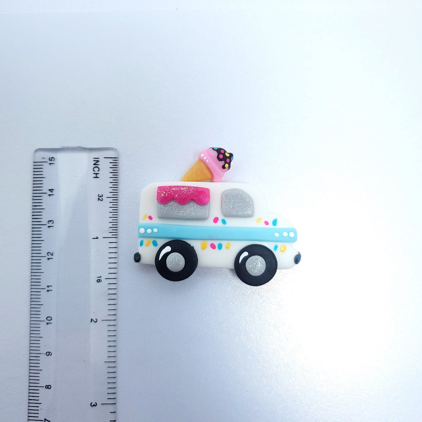 Food Truck Silicone Mold Ice Cream Tacos Cupcake Miniatures MS017