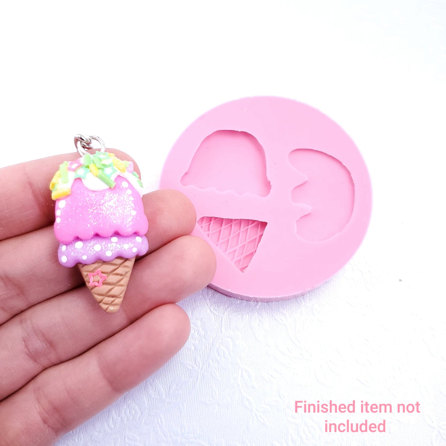 Ice Cream Cone Multi Project Silicone Mold MS010 for Crafts & Baking