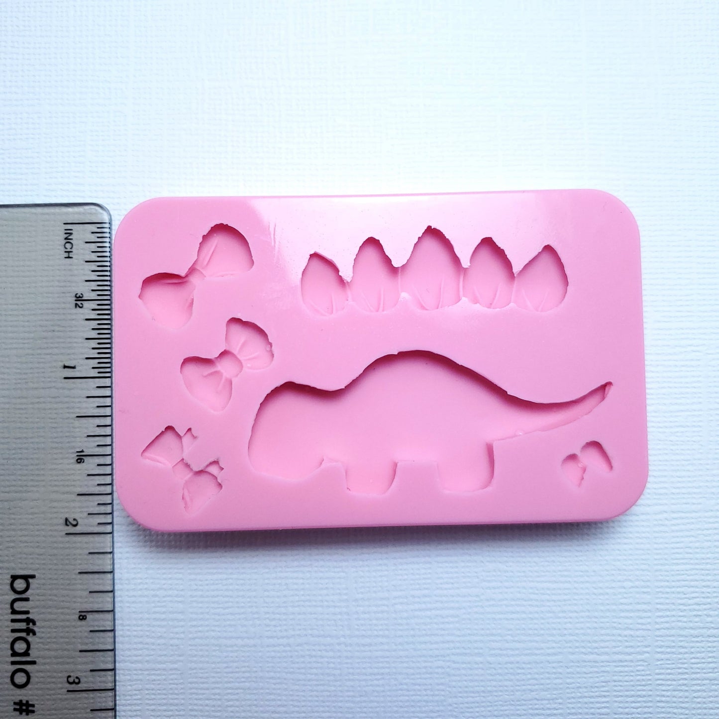 Stegosaurus Dino Multi-Project Silicone Mold for Crafts Fondant Resin Clay MS025