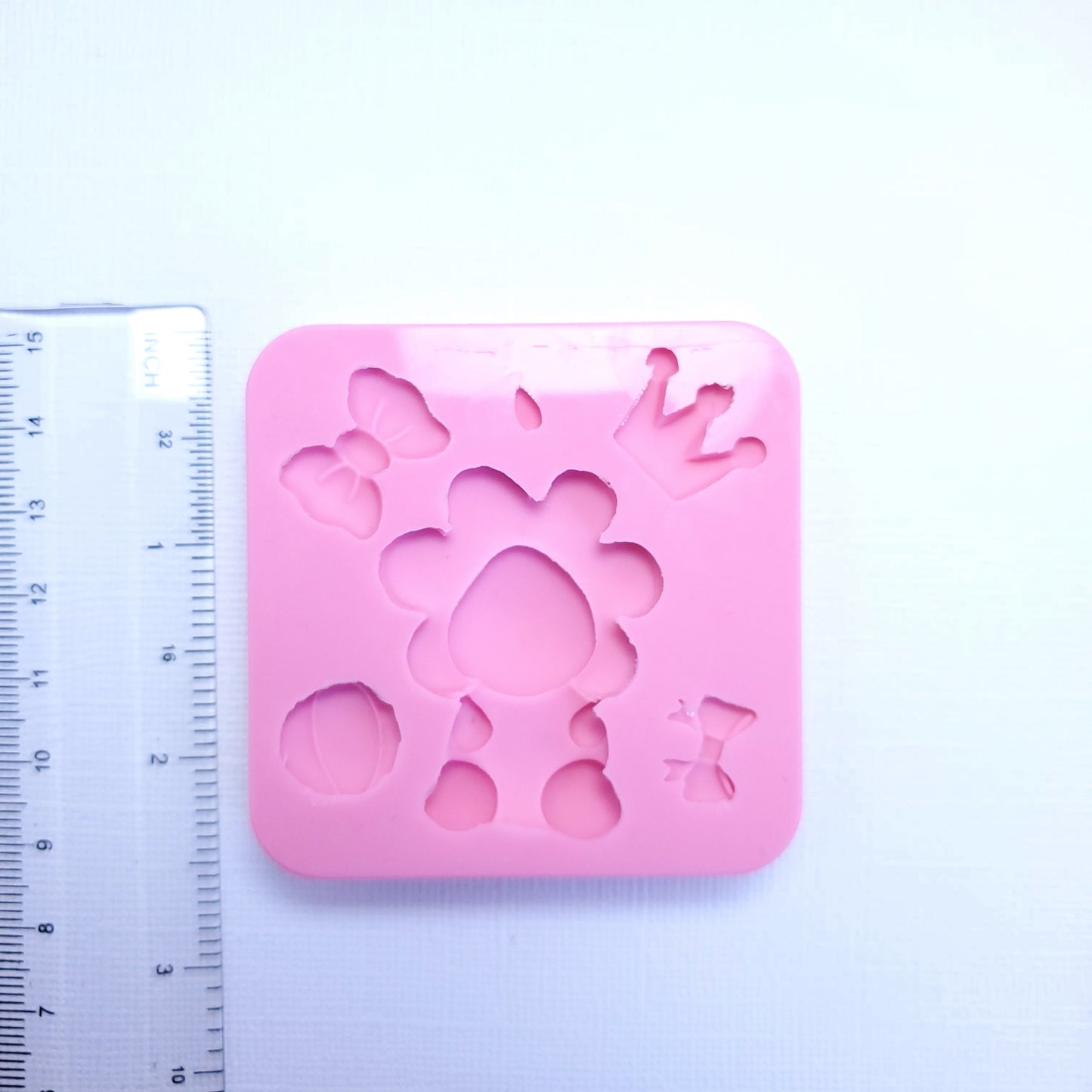 Baby Stegosaurus Miniature Silicone Mold for Clay, Fondant, Resin Crafts MS030