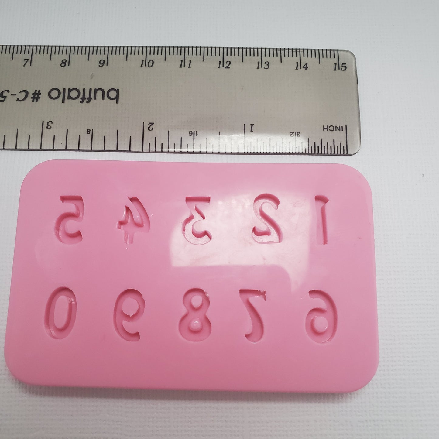 Numbers Silicone Mold for Fondant, Resin, Clay, Miniatures and Cake Decorating