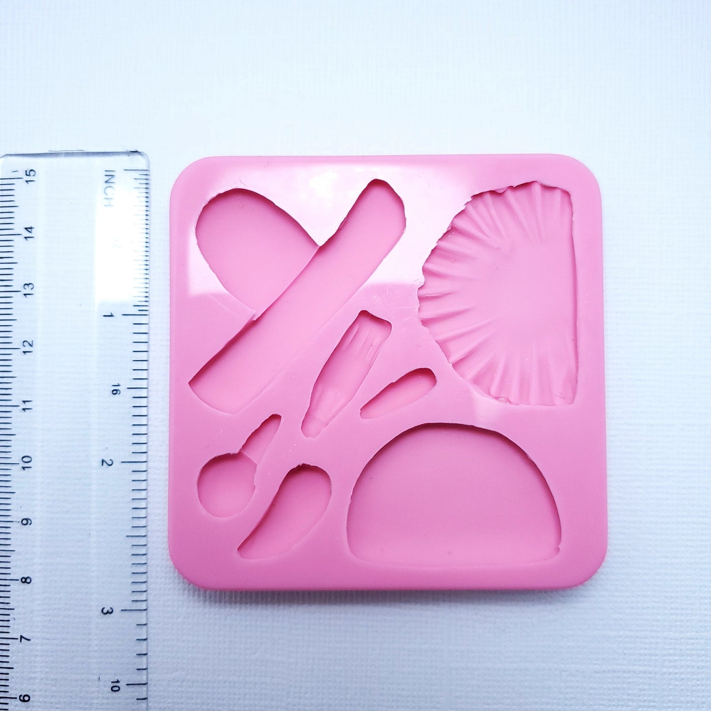 Taco Sombrero Accessories Multi-Project Silicone Mold for Crafts MS062