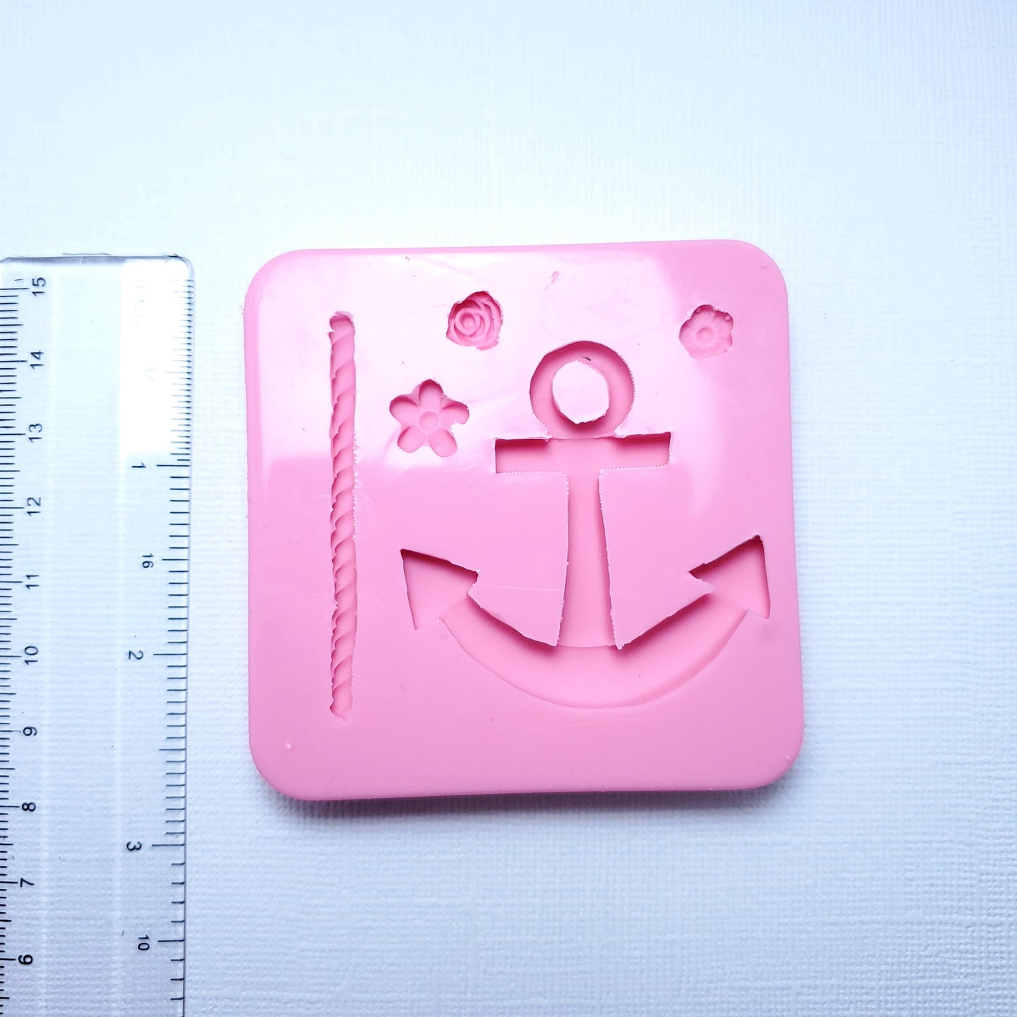 Floral Anchor Multi-Project Silicone Mold for Fondant, Resin, Clay Crafts