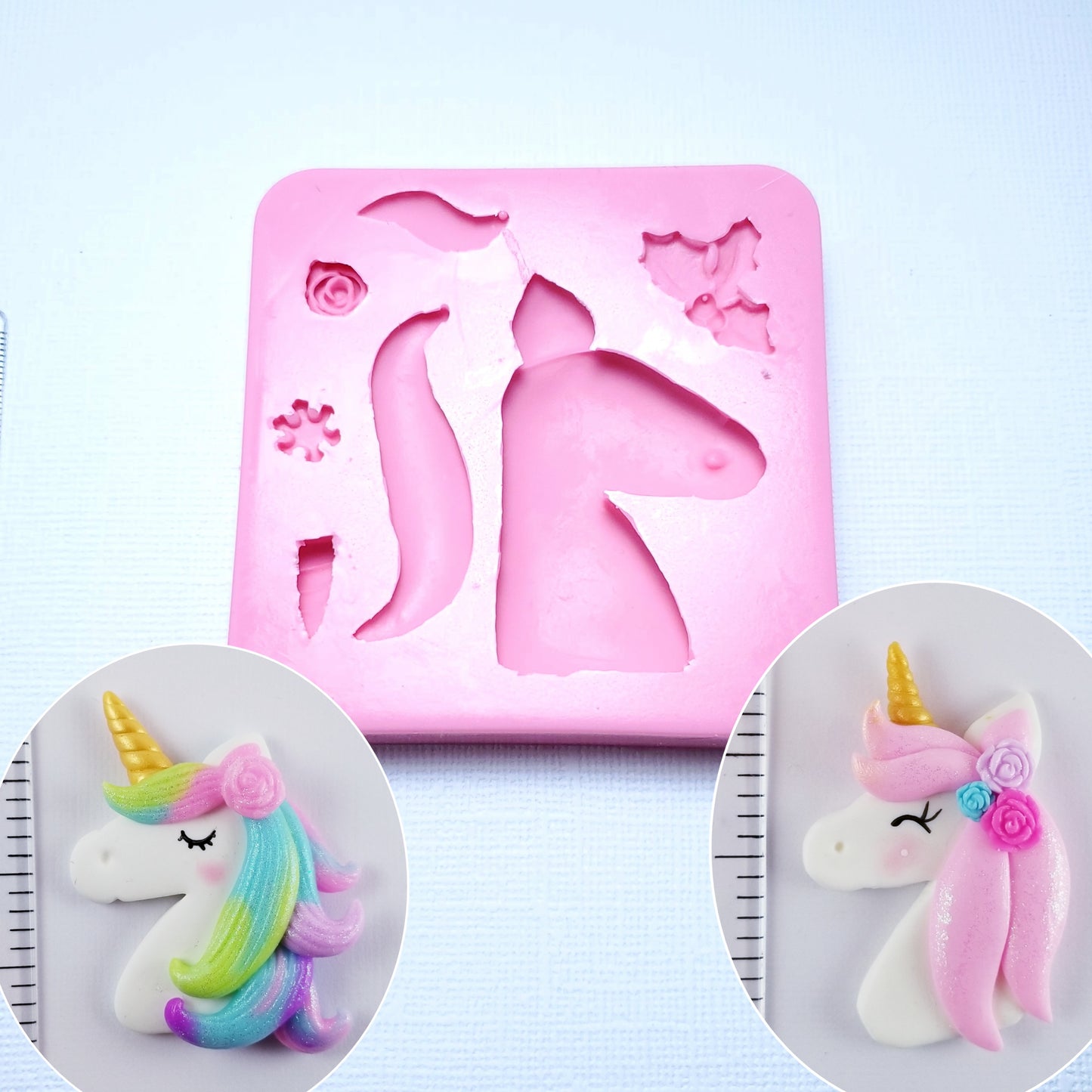 Unicorn Horse Silicone Mold for Cake Decorating, Resin, Fondant and Clay Crafts