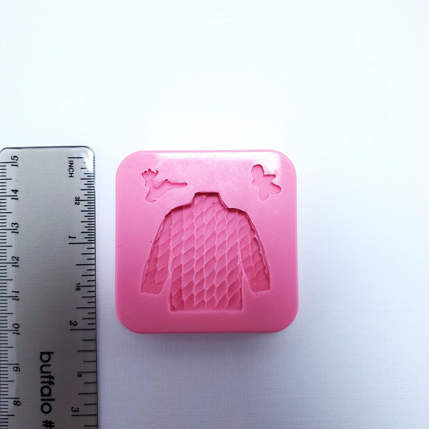 Ugly Christmas Sweater Silicone Mold for Resin Fondant Polymer Clay Miniatures