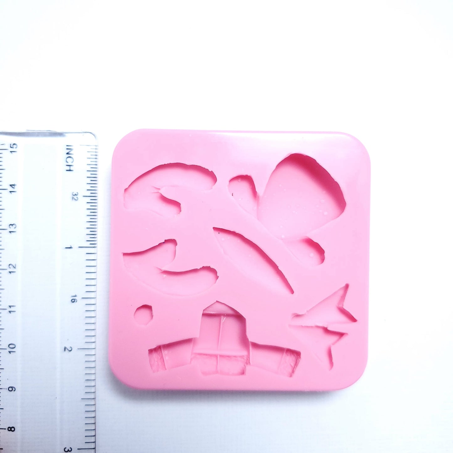 Super Multi Reindeer Animals Silicone Mold for Clay Fondant Resin Miniatures MS094