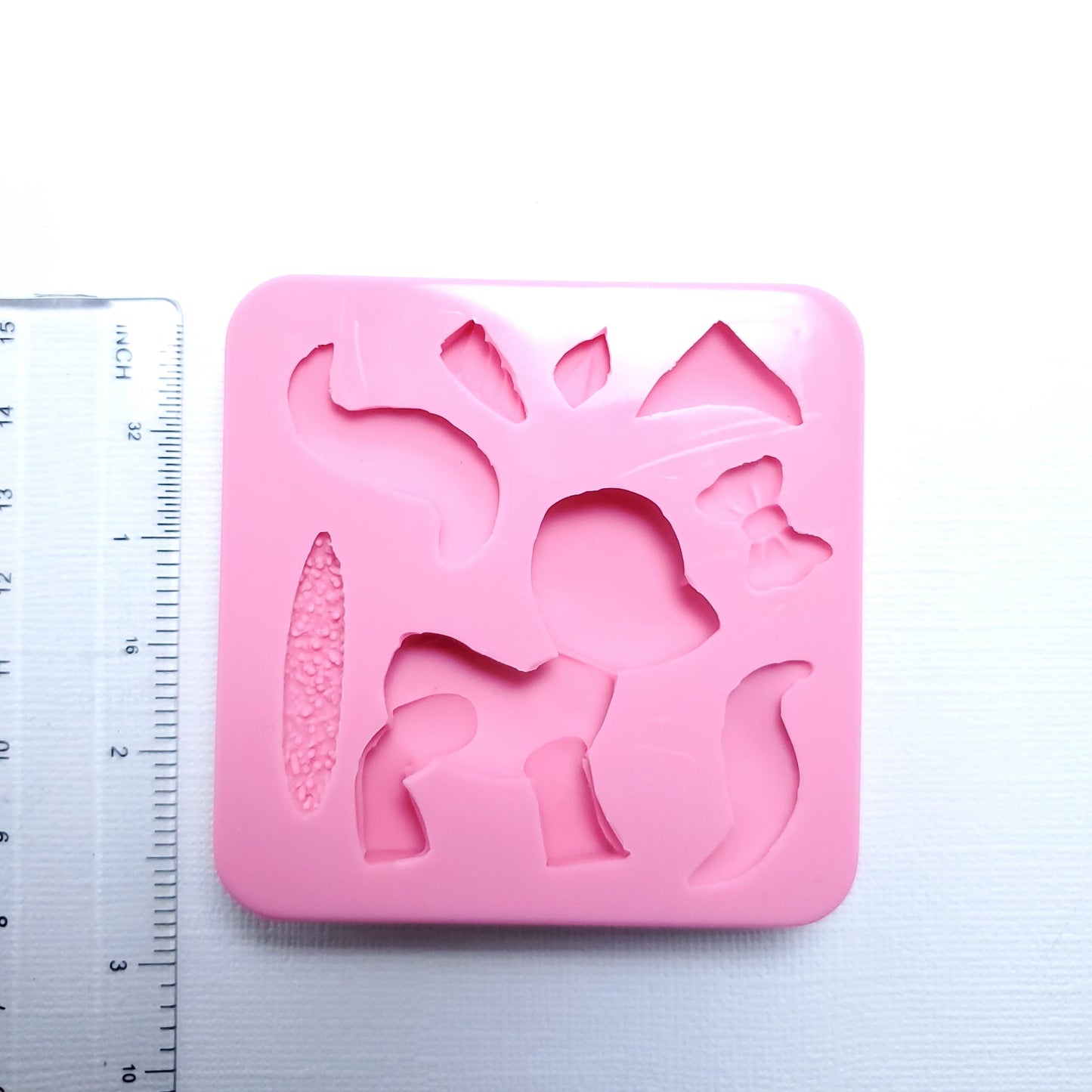 Unicorn Pony Horse Multi Project Silicone Mold for Fondant Resin Clay Crafts